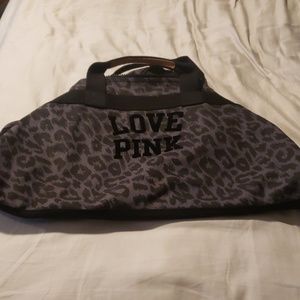 Pink Victoria's secret duffel bank